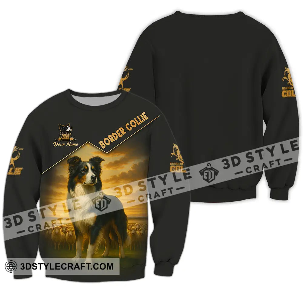 Unisex Shirt - Custom Border Collie Shirt Long Sleeve / S T-shirt