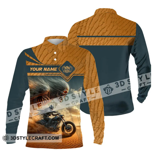 Unisex Shirt - Custom Born To Ride, Riding Lover Shirt style option 3