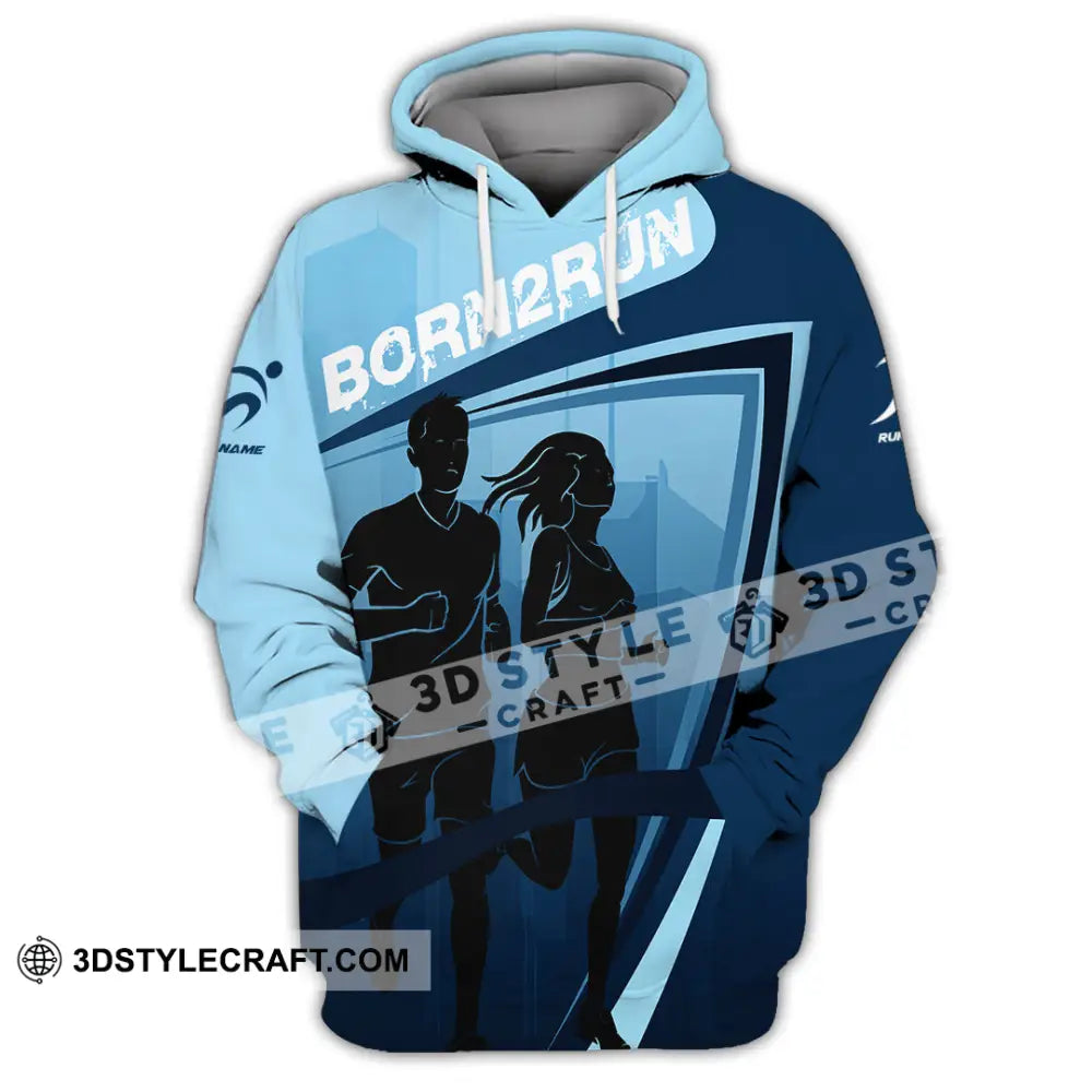 Unisex Shirt - Custom Born To Run 3D Shirt Hoodie / S T-shirt