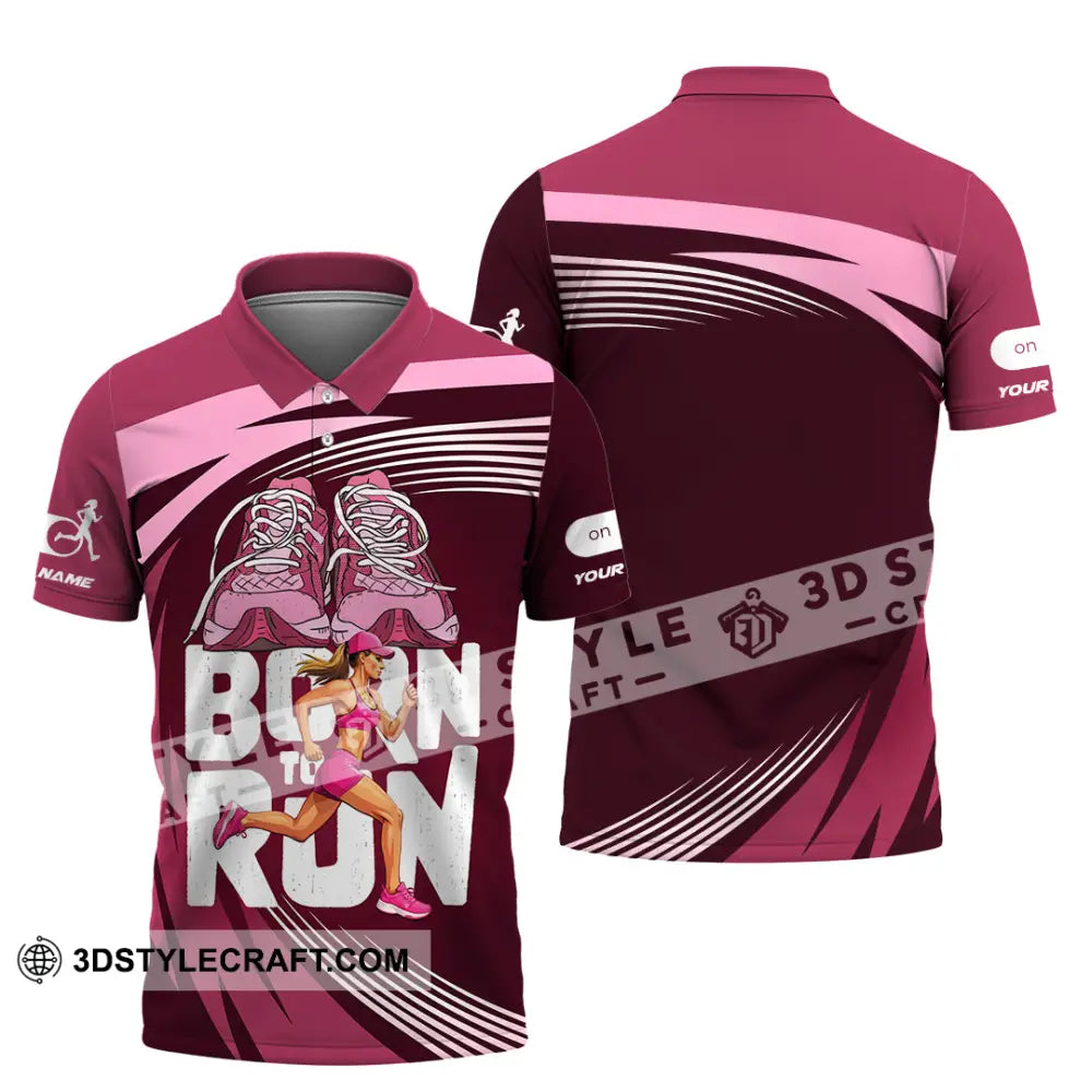Unisex Shirt - Custom Born To Run 3D Shirt Polo Shirt / S T-shirt