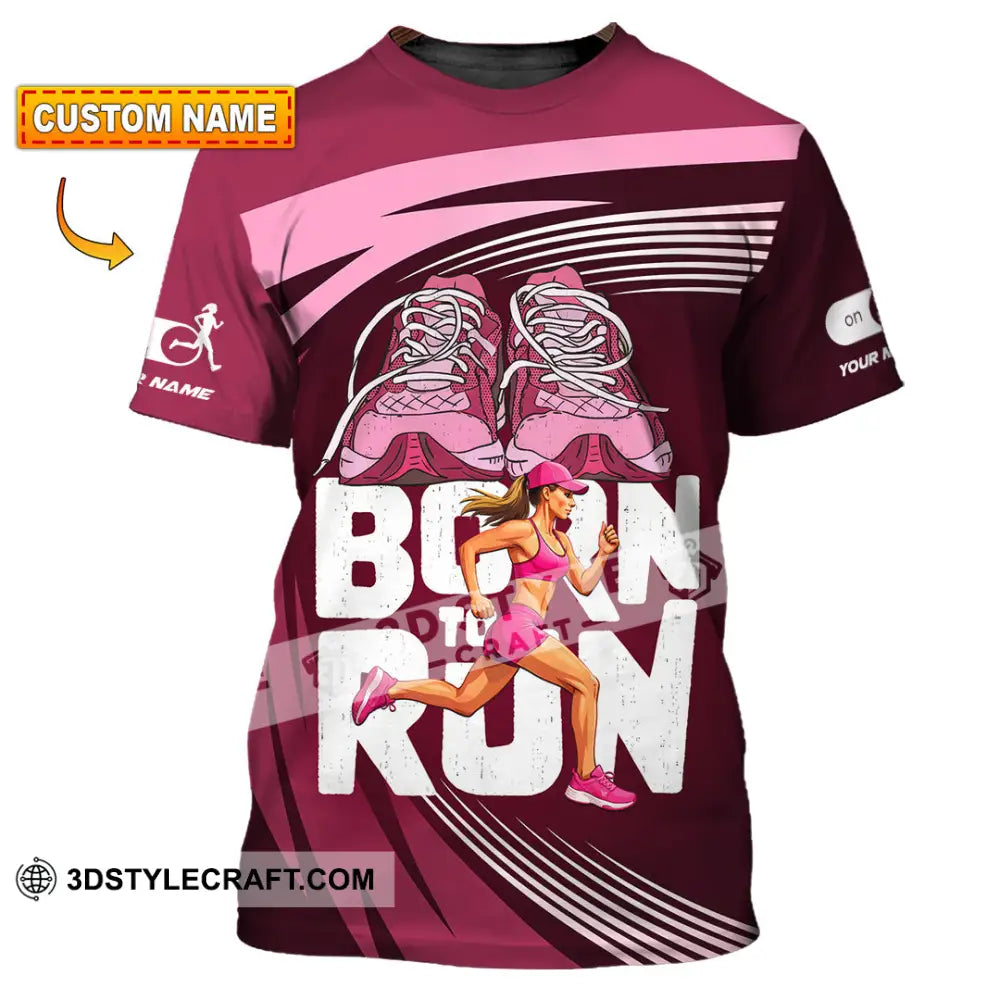 Unisex Shirt - Custom Born To Run 3D Shirt T-shirt