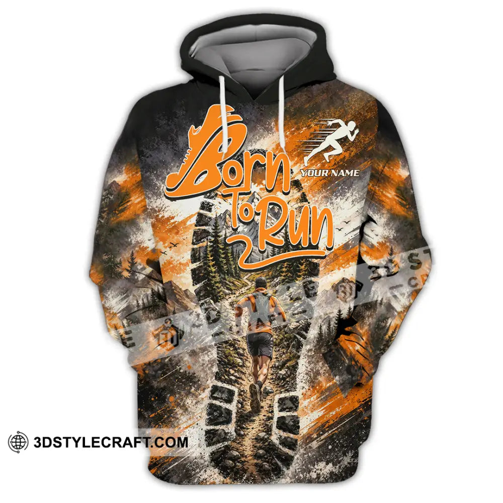 Unisex Shirt - Custom Born To Run Shirt - Hoodie / S - T-shirt