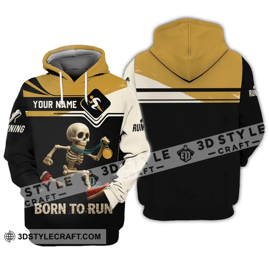 Unisex Shirt - Custom Born To Run, Running Lover Sport Shirt style option 3