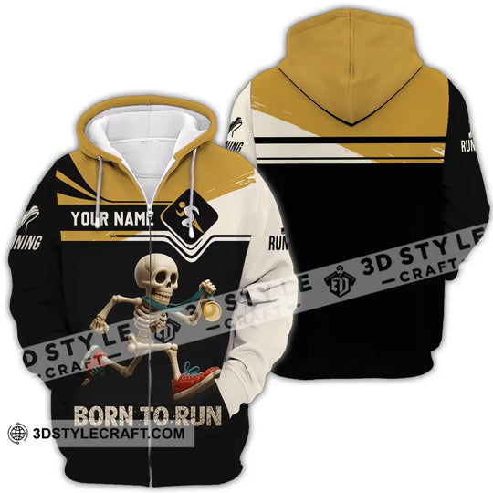 Unisex Shirt - Custom Born To Run, Running Lover Sport Shirt style option 4