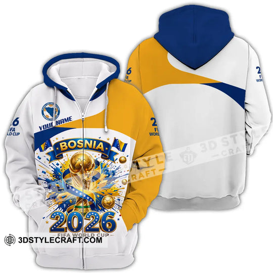 Unisex Shirt - Custom Bosnia 3D Shirt style option 4