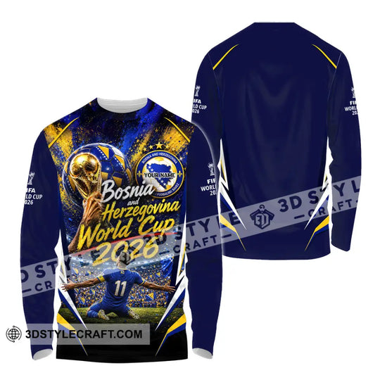 Unisex Shirt - Custom Bosnia And Herzegovina World Cup 2026 Shirt style option 2