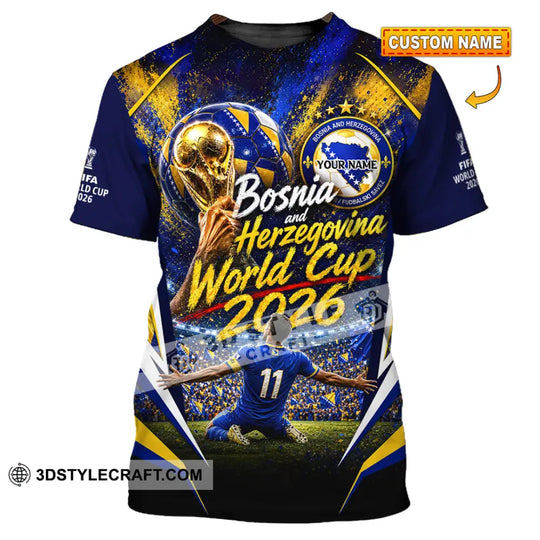Unisex Shirt - Custom Bosnia And Herzegovina World Cup 2026 Shirt style option 1