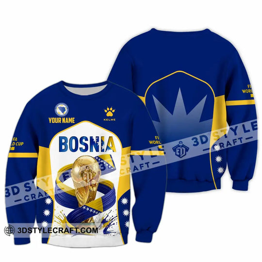 Unisex Shirt - Custom Bosnia World Cup 2026 Shirt style option 3