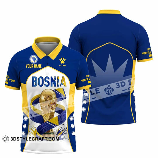 Unisex Shirt - Custom Bosnia World Cup 2026 Shirt style option 2