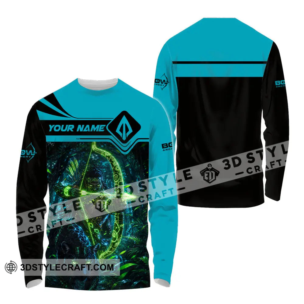 Unisex Shirt - Custom Bow Archery Shirt - Long Sleeve Shirt / S - T-shirt