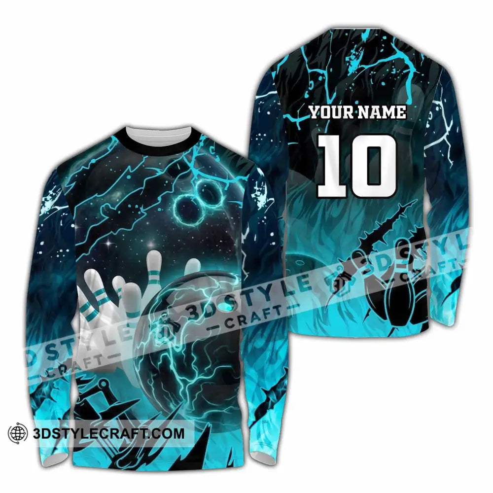 Unisex Shirt - Custom Bowling Shirt - Long Sleeve Shirt / S - T-shirt