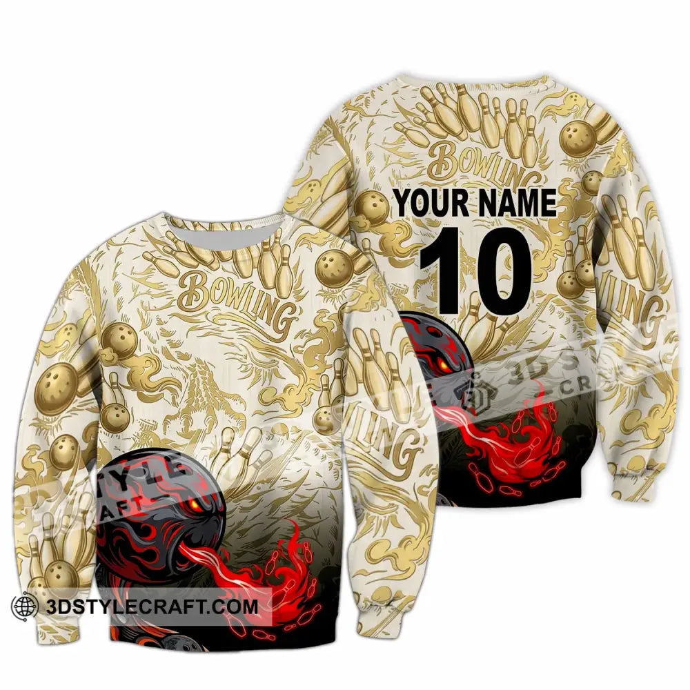 Unisex Shirt - Custom Bowling Shirt - Long Sleeve / S - T-shirt