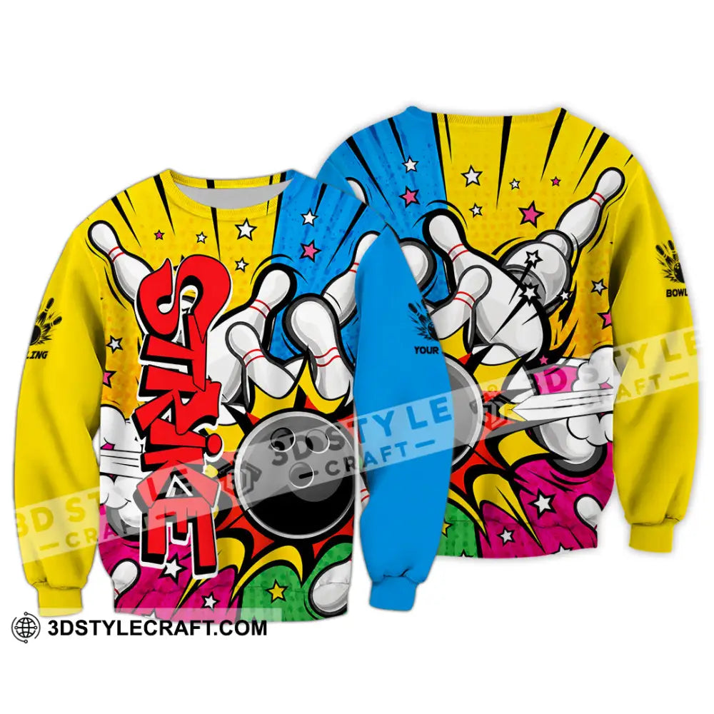 Unisex Shirt - Custom Bowling Shirt - Long Sleeve / S - T-shirt
