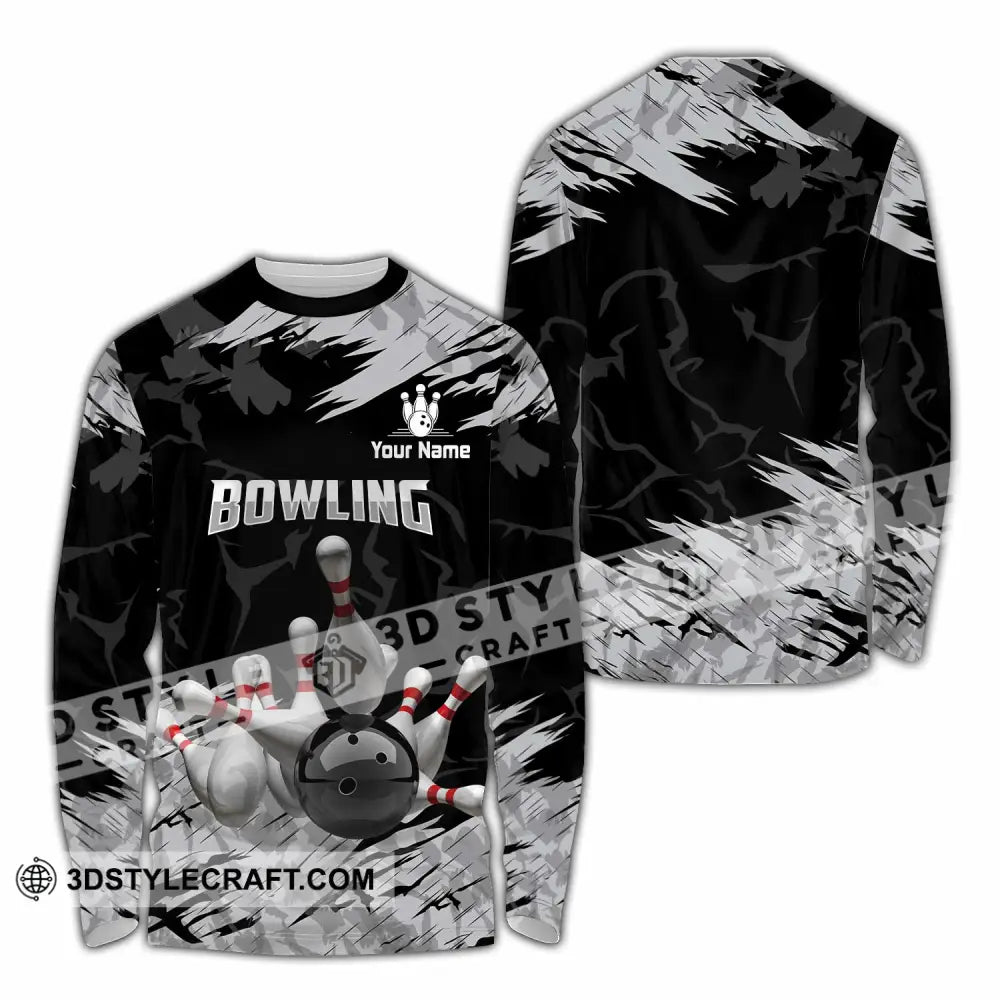 Unisex Shirt - Custom Bowling Shirt - Long Sleeve Shirt / S - T-shirt