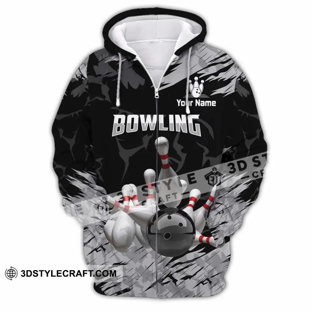 Unisex Shirt - Custom Bowling Shirt - Zipper Hoodie / S - T-shirt