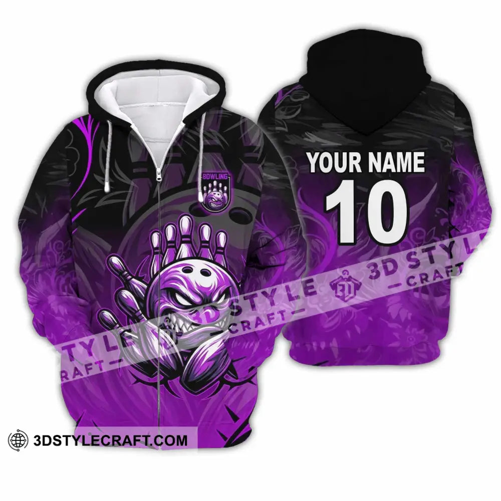 Unisex Shirt - Custom Bowling Shirt - Zipper Hoodie / S - T-shirt