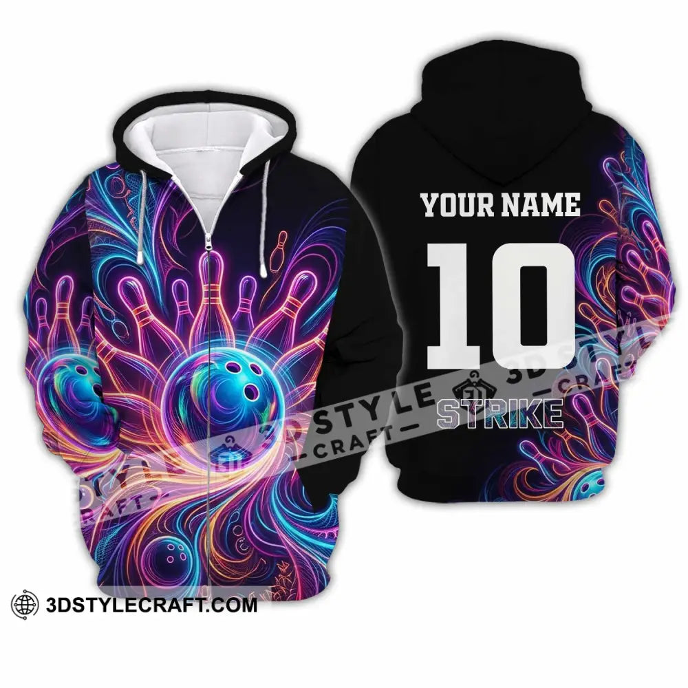Unisex Shirt - Custom Bowling Shirt - Zipper Hoodie / S - T-shirt