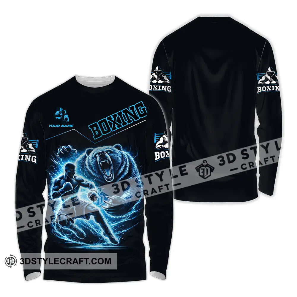 Unisex Shirt - Custom Boxing 3D Shirt Long Sleeve Shirt / S T-shirt