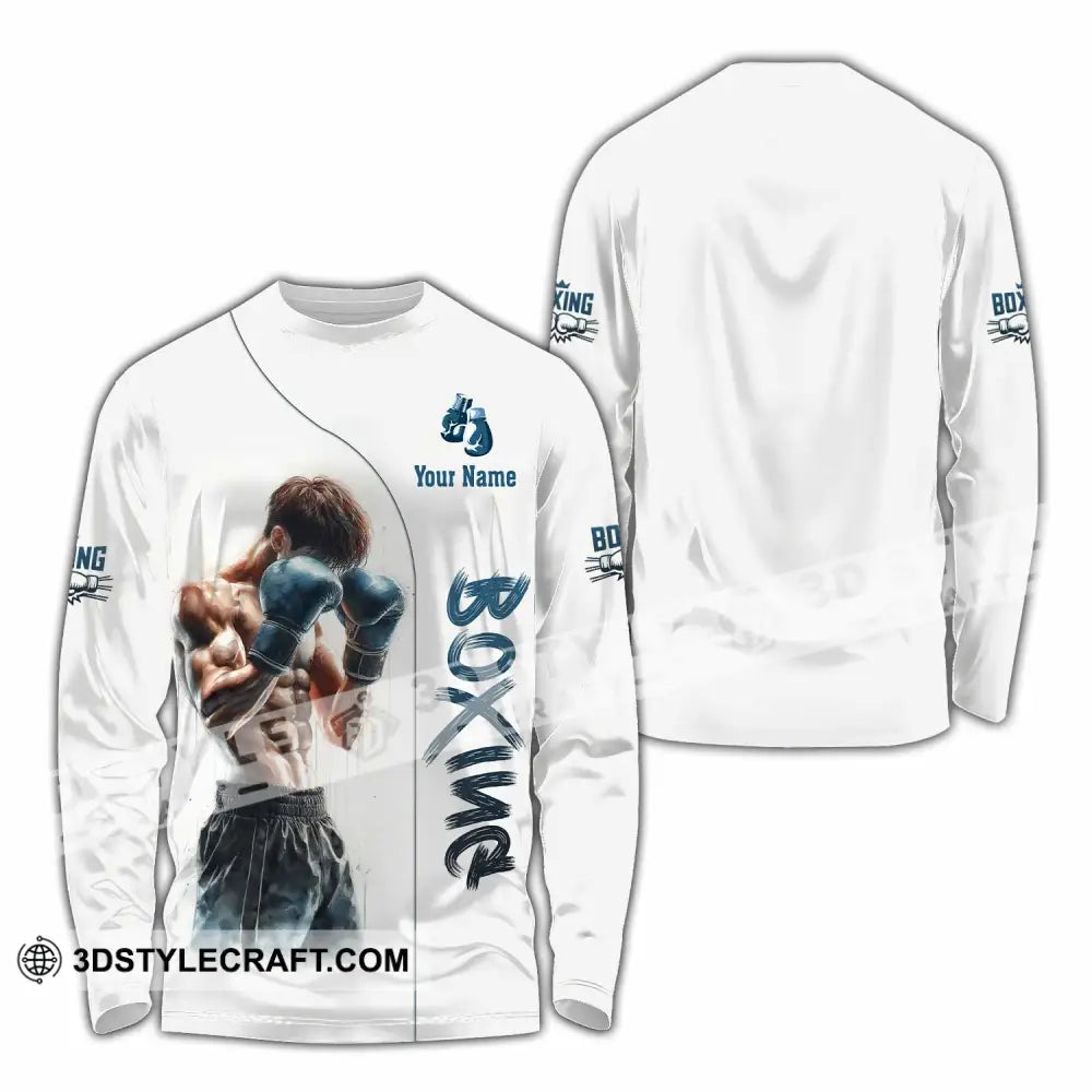 Unisex Shirt - Custom Boxing 3D Shirt Long Sleeve Shirt / S T-shirt