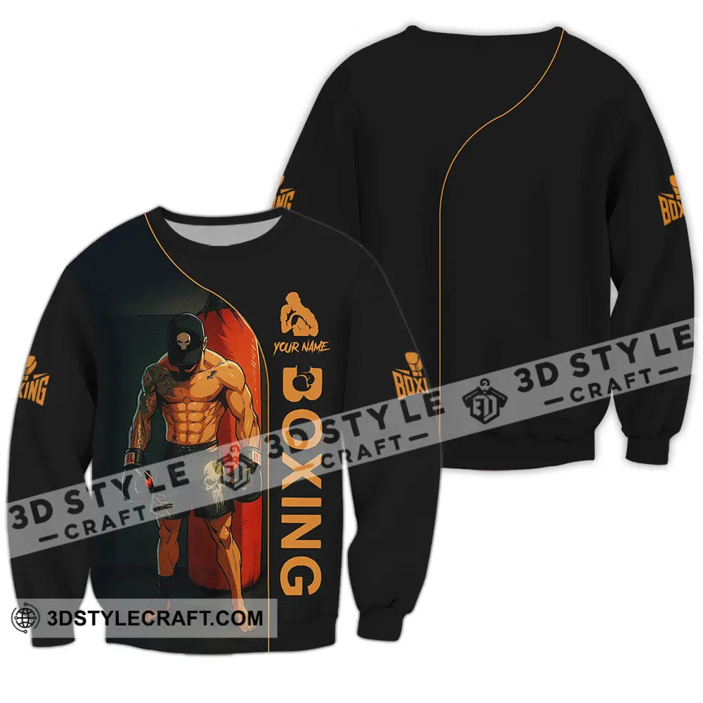 Unisex Shirt - Custom Boxing 3D Shirt Long Sleeve / S T-shirt