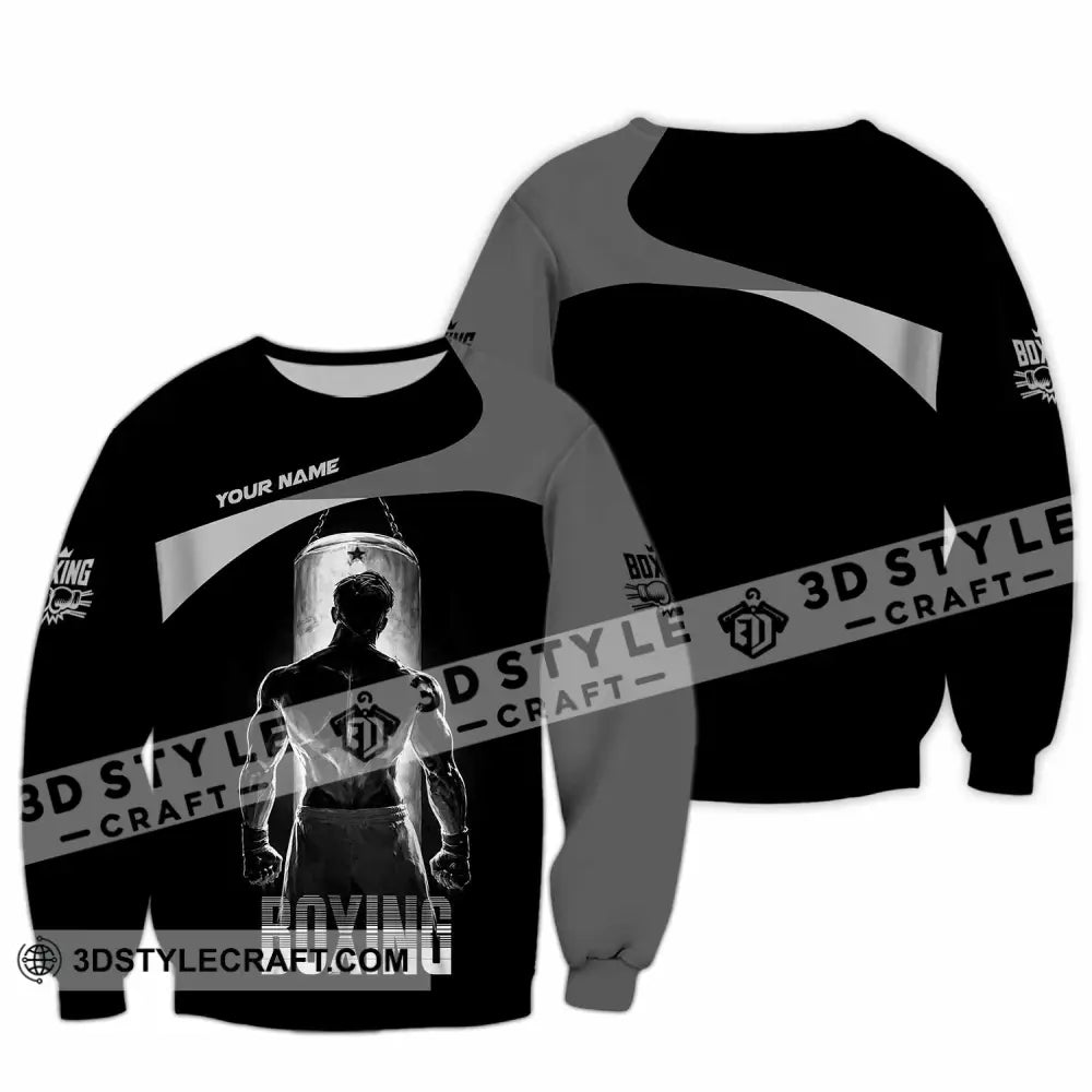 Unisex Shirt - Custom Boxing 3D Shirt - Long Sleeve / S - T-shirt