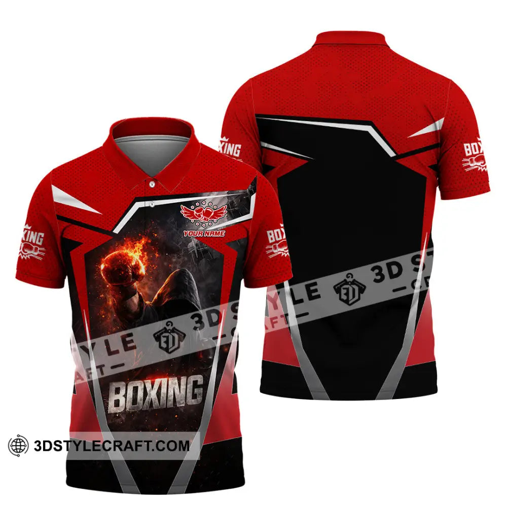 Unisex Shirt - Custom Boxing 3D Shirt Polo Shirt / S T-shirt
