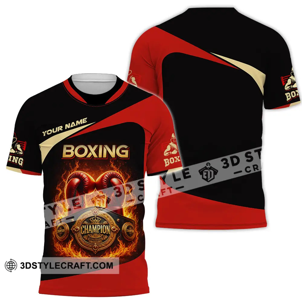 Unisex Shirt - Custom Boxing 3D Shirt T-Shirt / S T-shirt
