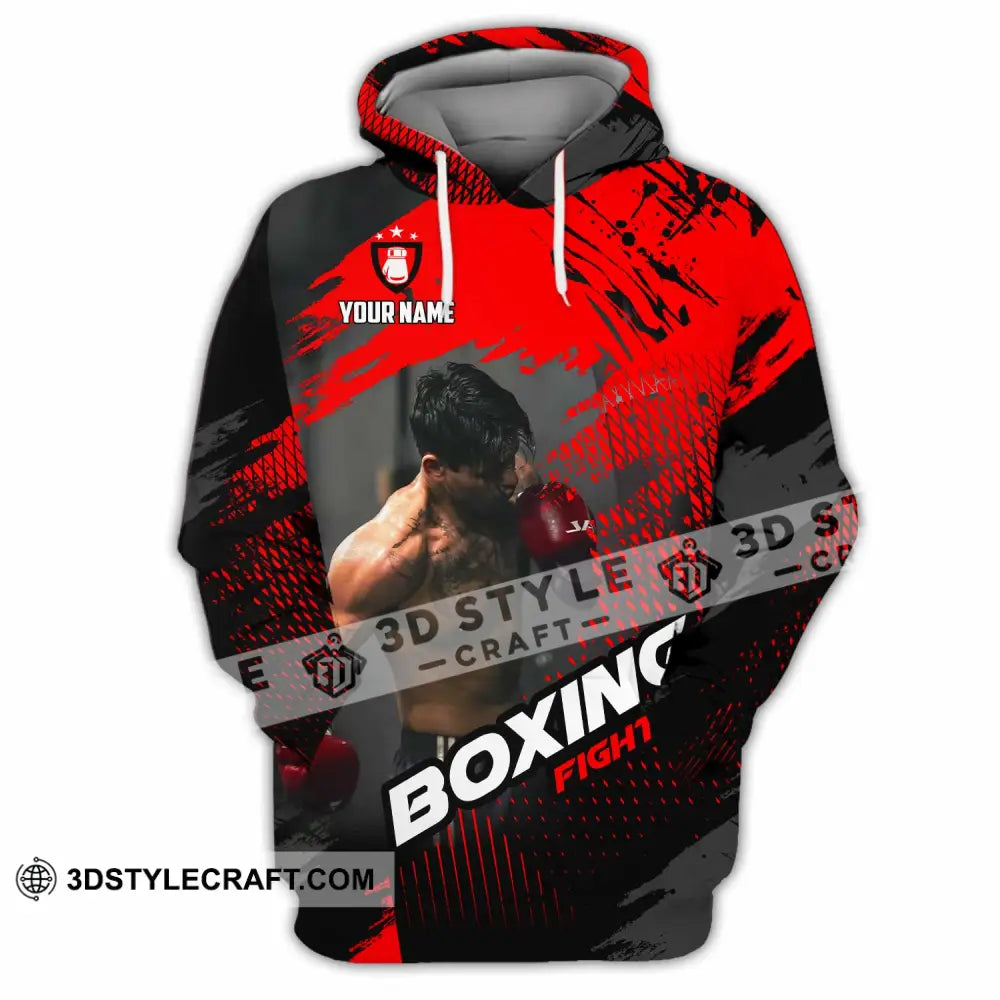 Unisex Shirt - Custom Boxing Fight 3D Shirt - Hoodie / S - T-shirt