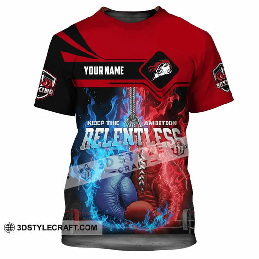 Unisex Shirt - Custom Boxing Keep The Ambition Release 3D Shirt T-Shirt / S T-shirt