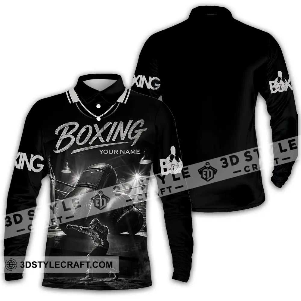 Unisex Shirt - Custom Boxing Shirt - Long Sleeve Polo / S - T-shirt