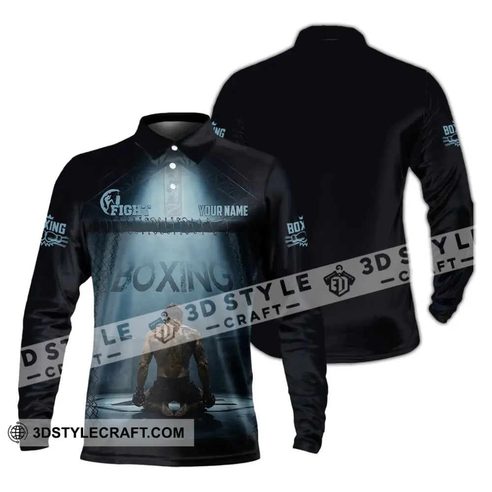 Unisex Shirt - Custom Boxing Shirt - Long Sleeve Polo / S - T-shirt