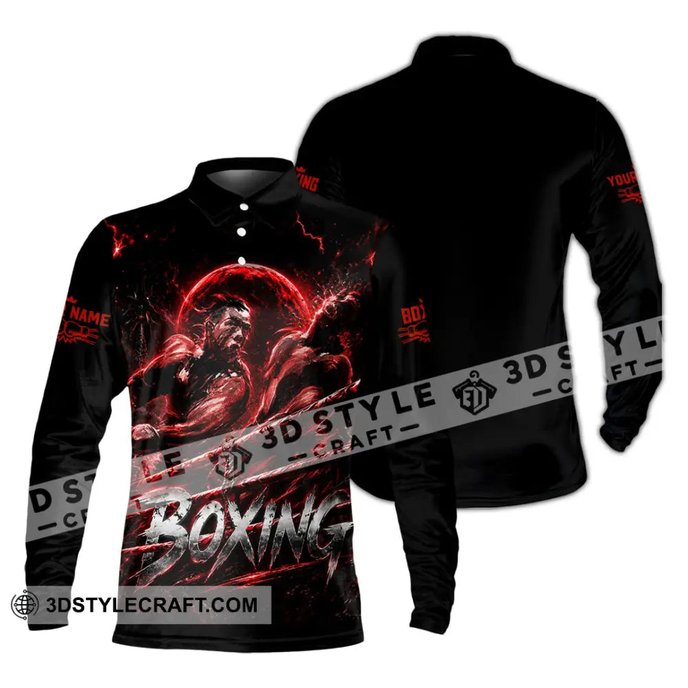 Unisex Shirt - Custom Boxing Shirt - Long Sleeve Polo / S - T-shirt
