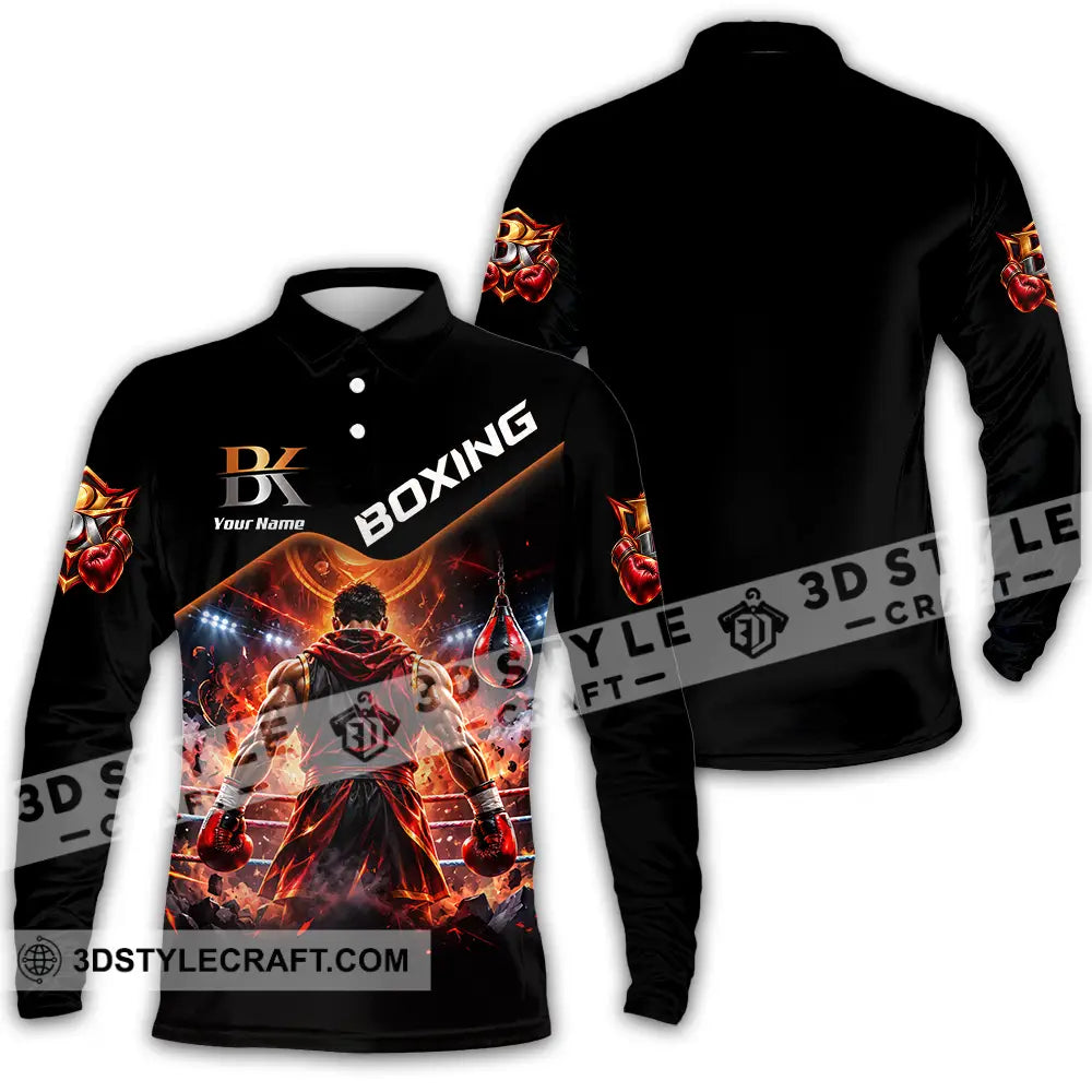 Unisex Shirt - Custom Boxing Shirt - Long Sleeve Polo / S - T-shirt