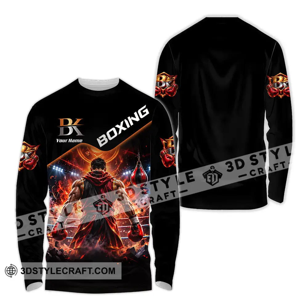 Unisex Shirt - Custom Boxing Shirt - Long Sleeve Shirt / S - T-shirt