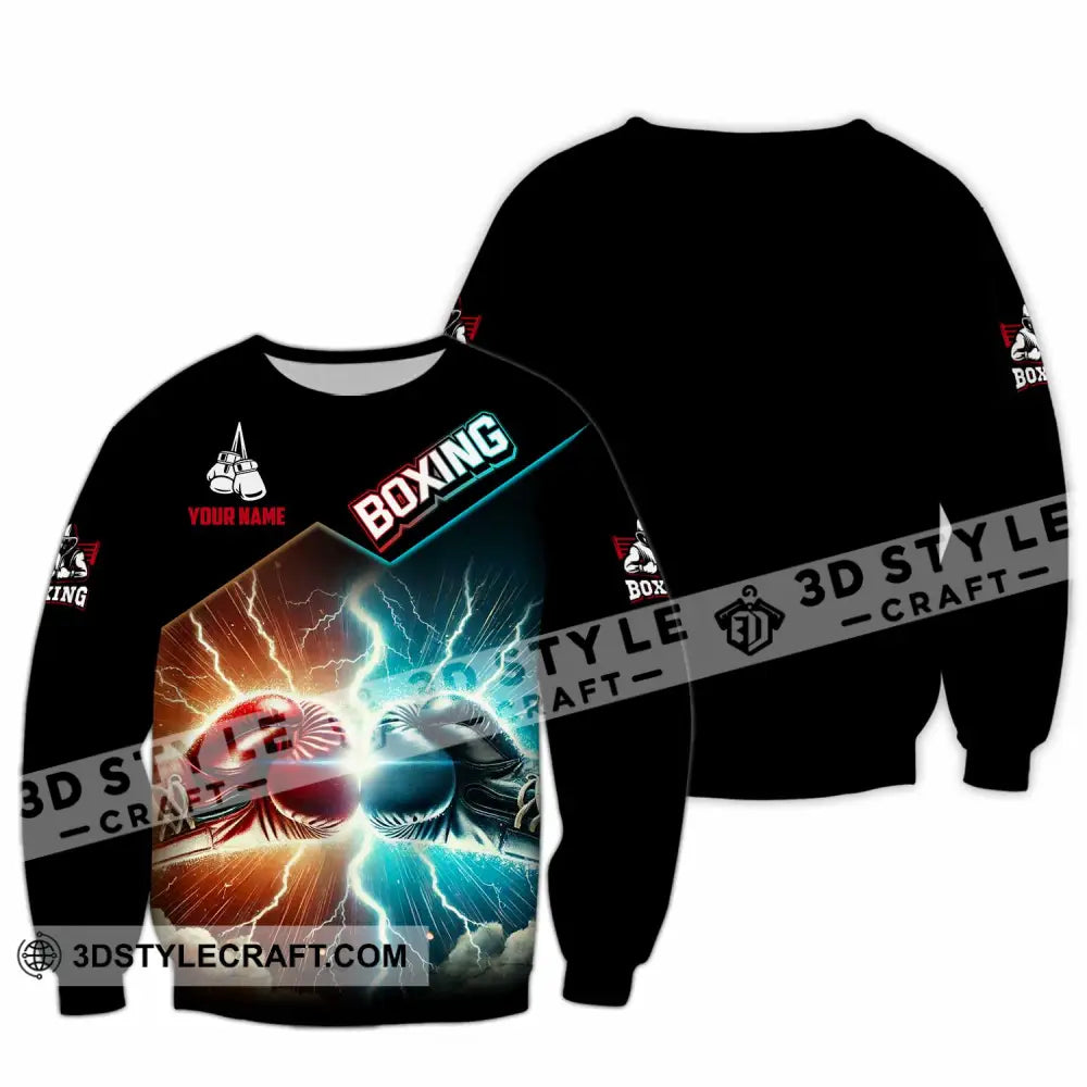 Unisex Shirt - Custom Boxing Lover Sport Shirt Long Sleeve / S T-shirt