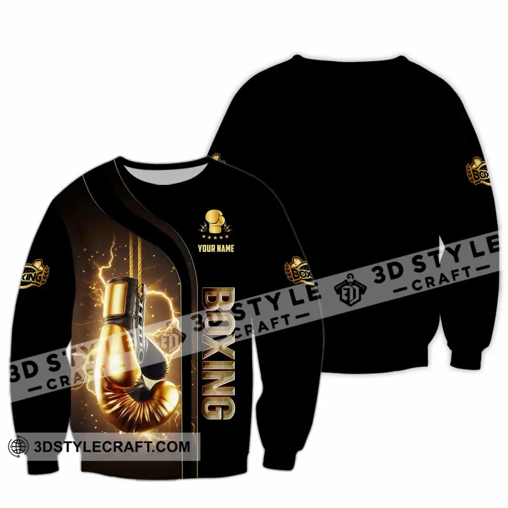 Unisex Shirt - Custom Boxing Lover Sport Shirt Long Sleeve / S T-shirt