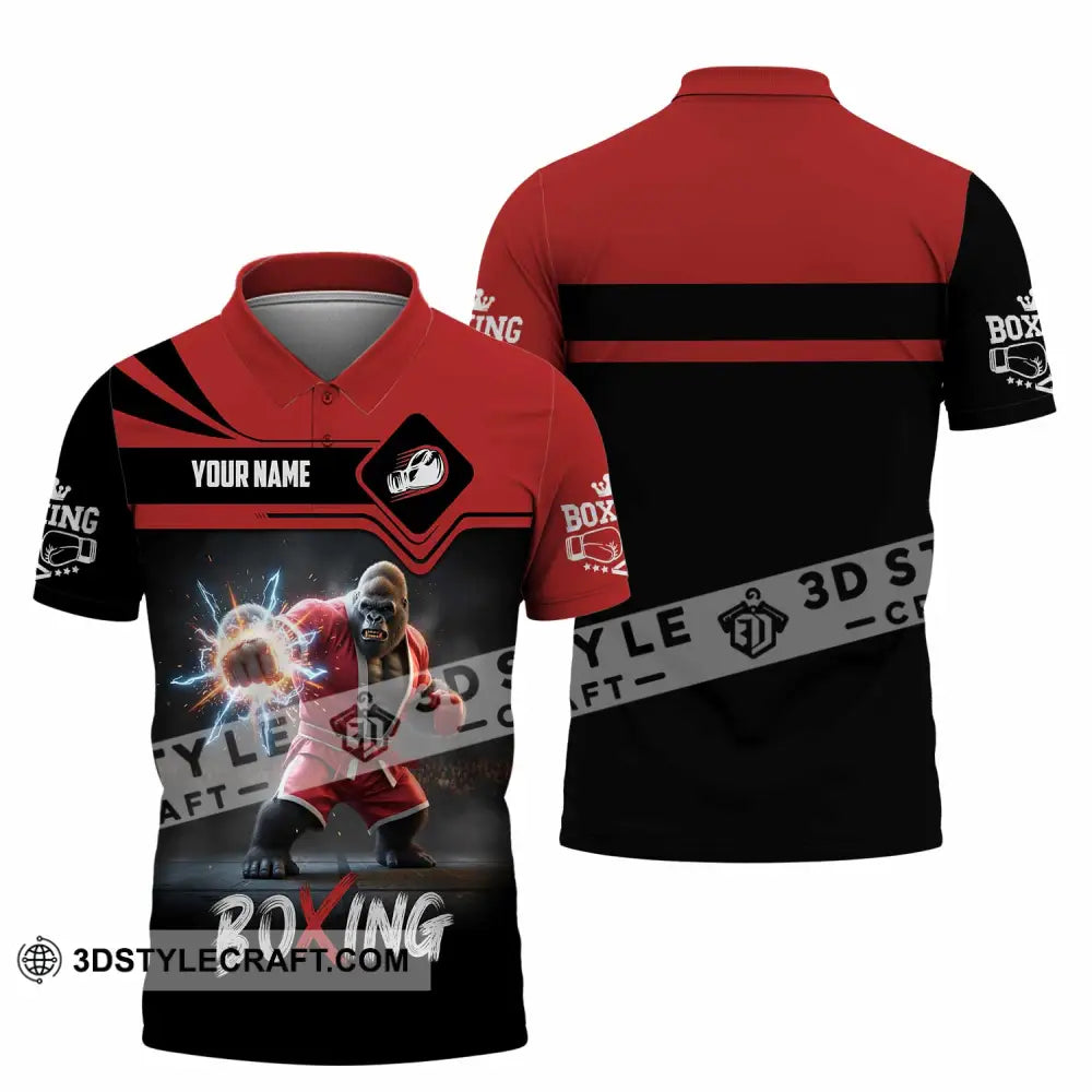 Unisex Shirt - Custom Boxing Shirt Polo Shirt / S T-shirt