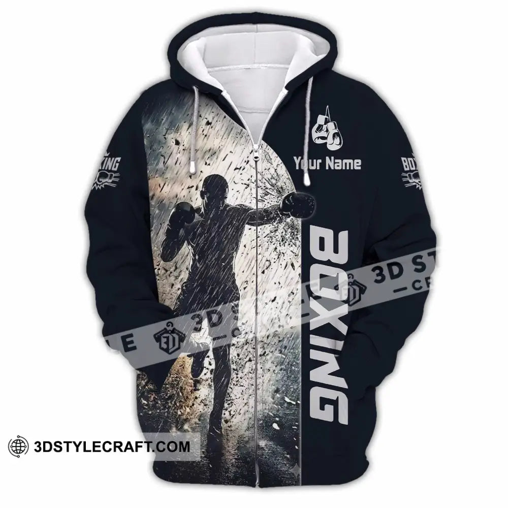 Unisex Shirt - Custom Boxing Shirt - Zipper Hoodie / S - T-shirt