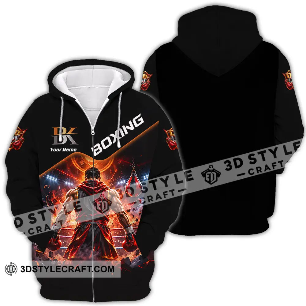 Unisex Shirt - Custom Boxing Shirt - Zipper Hoodie / S - T-shirt