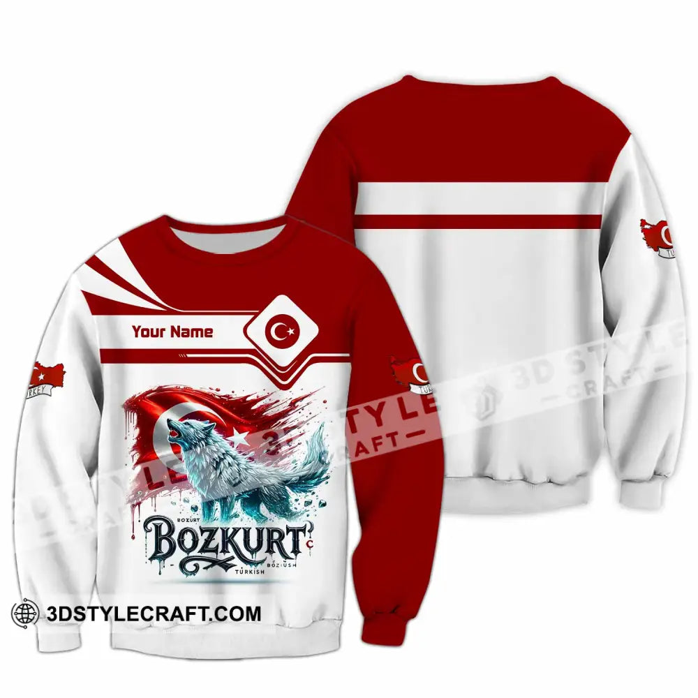 Unisex Shirt - Custom Bozkurt Shirt - Long Sleeve / S - T-shirt