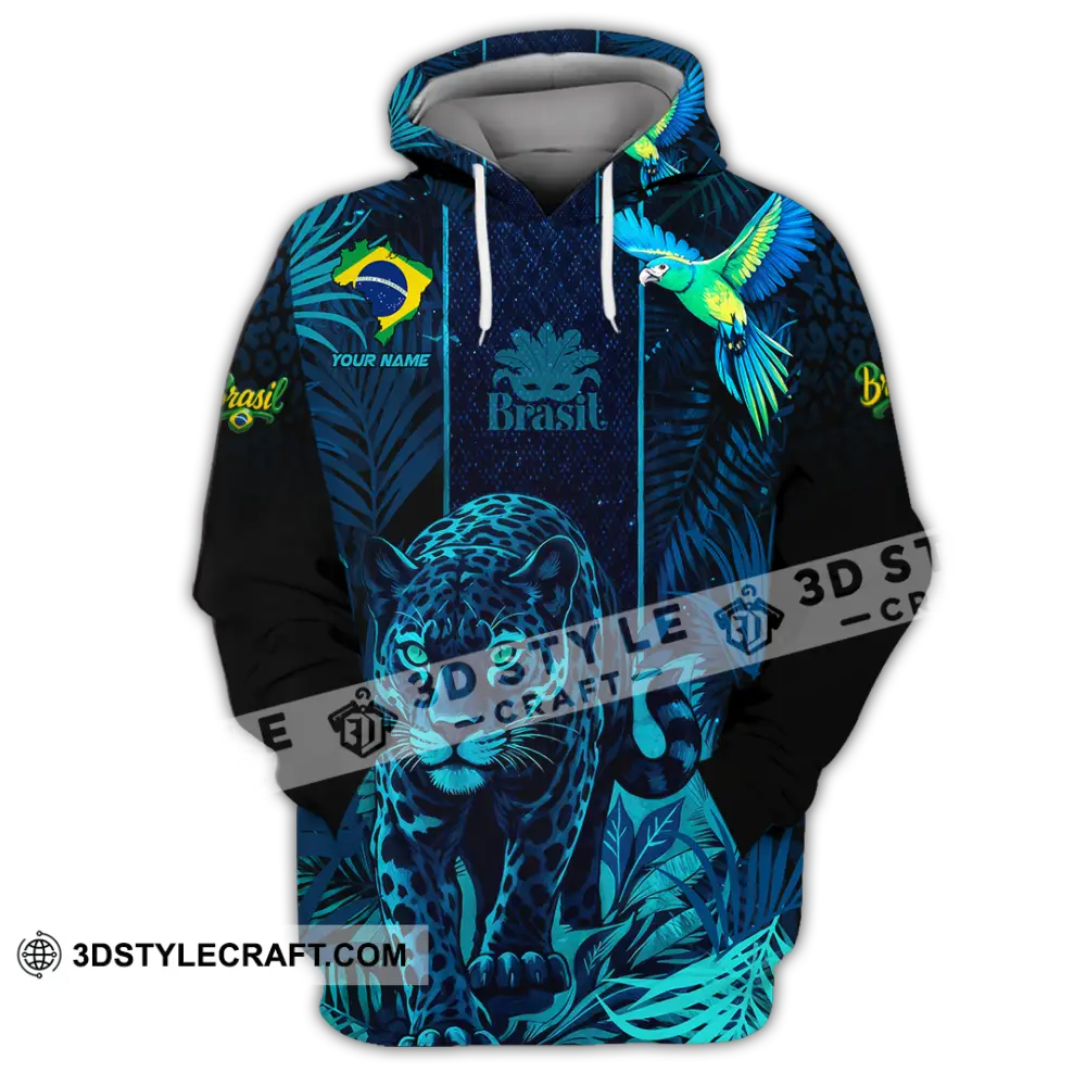 Unisex Shirt - Custom Brasil 3D Shirt Hoodie / S T-shirt