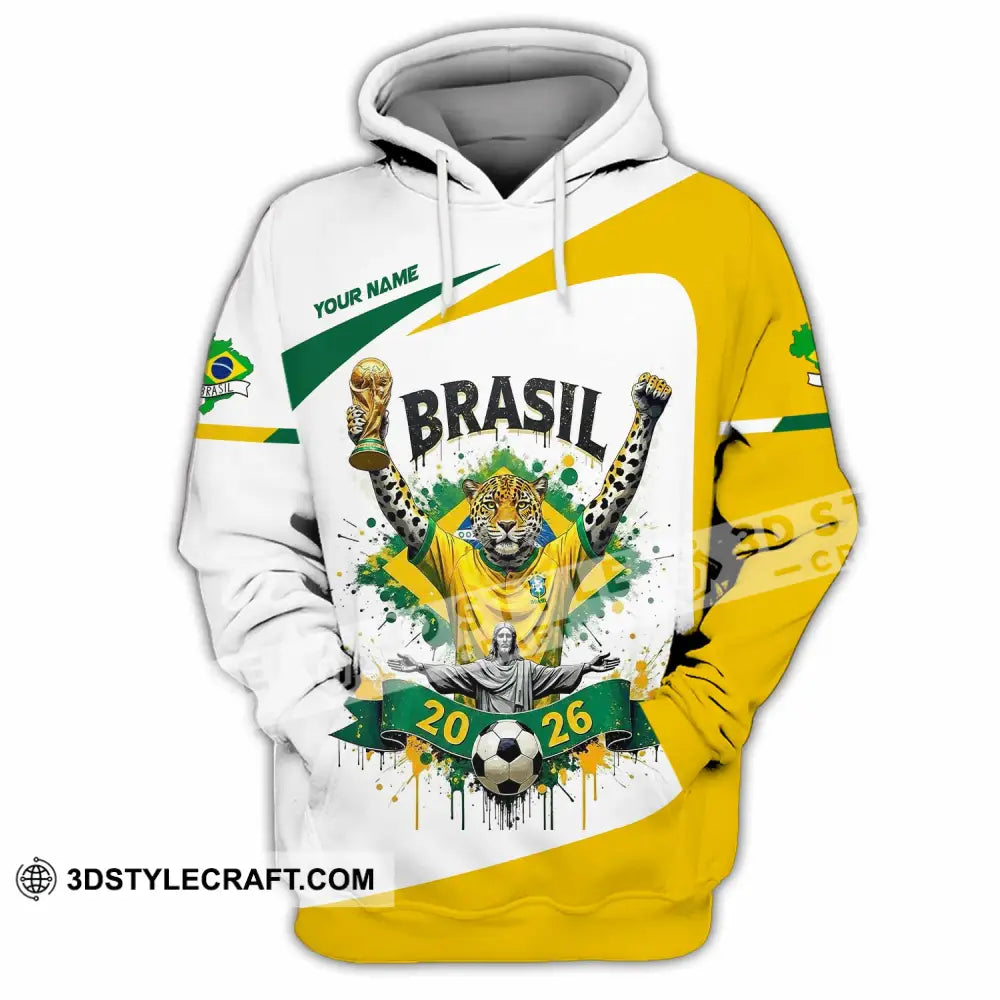 Unisex Shirt - Custom Brasil 3D Shirt Hoodie / S T-shirt