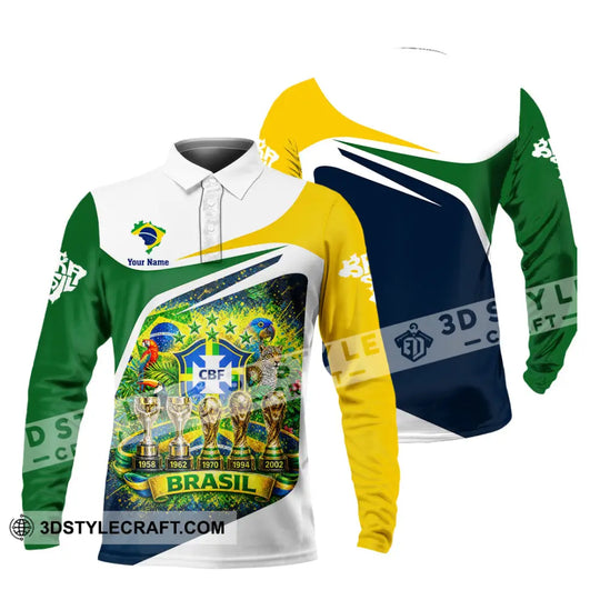 Unisex Shirt - Custom Brasil 3D Shirt style option 4