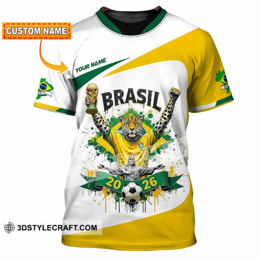 Unisex Shirt - Custom Brasil 3D Shirt T-shirt