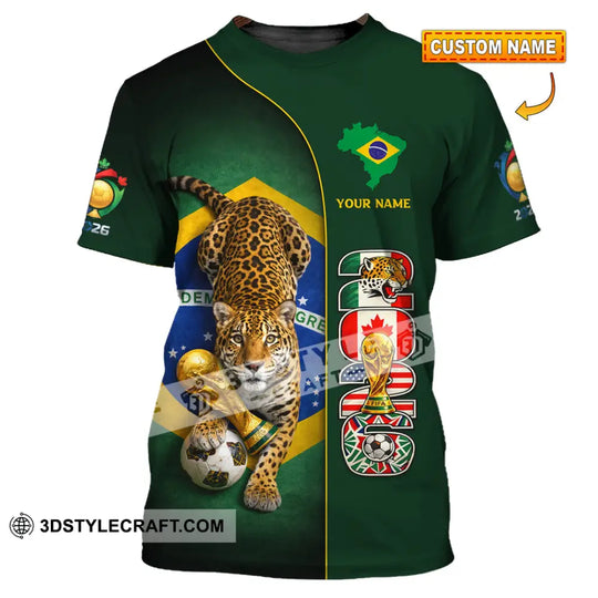 Unisex Shirt - Custom Brasil 3D Shirt style option 1