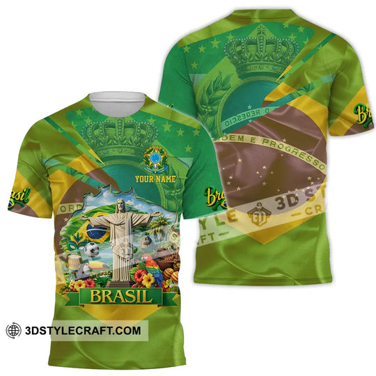 Unisex Shirt - Custom Brasil 3D Shirt style option 2