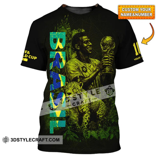 Unisex Shirt - Custom Brasil Fifa World Cup 2026 3D Shirt T-shirt