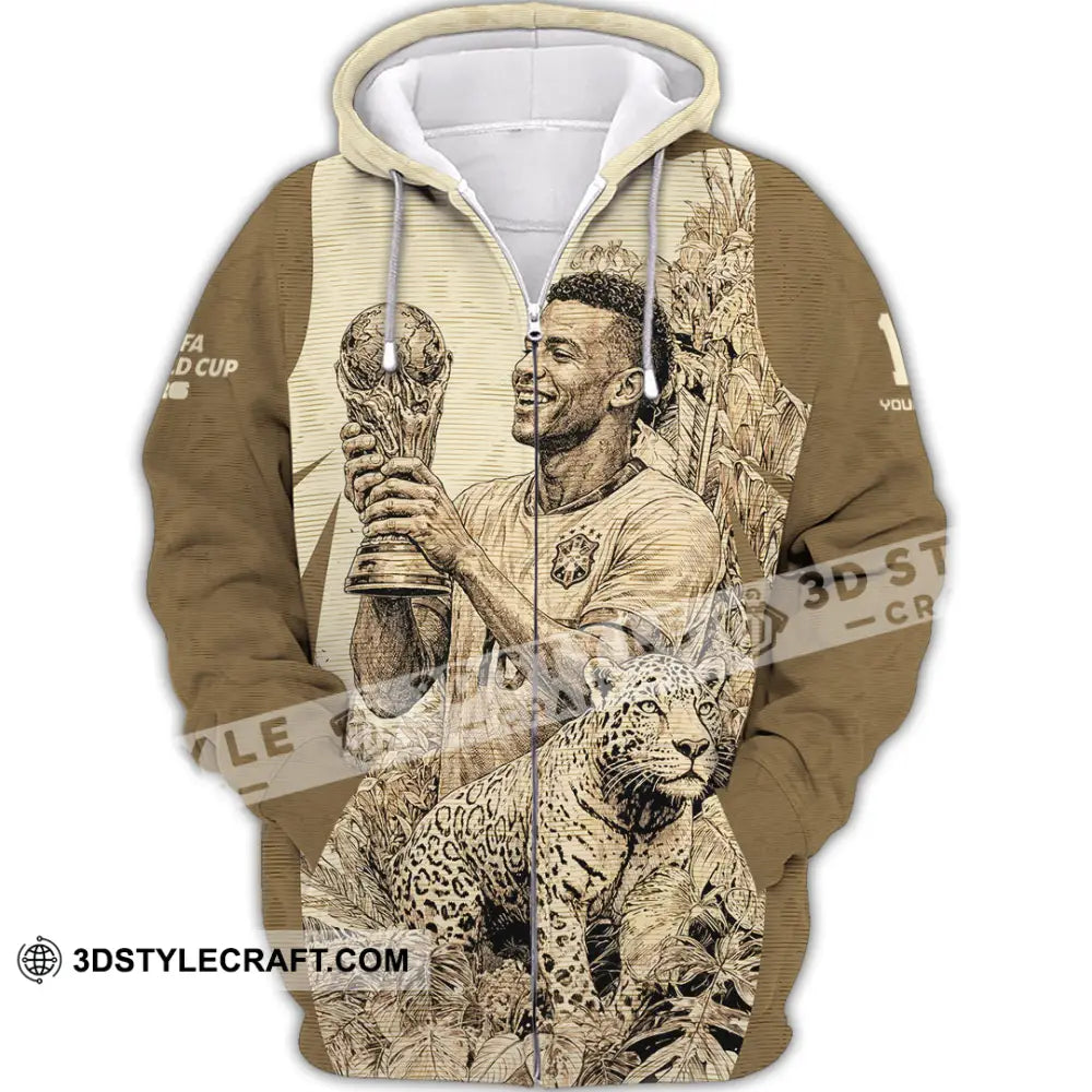 Unisex Shirt - Custom Brasil Fifa World Cup 2026 3D Shirt T-shirt