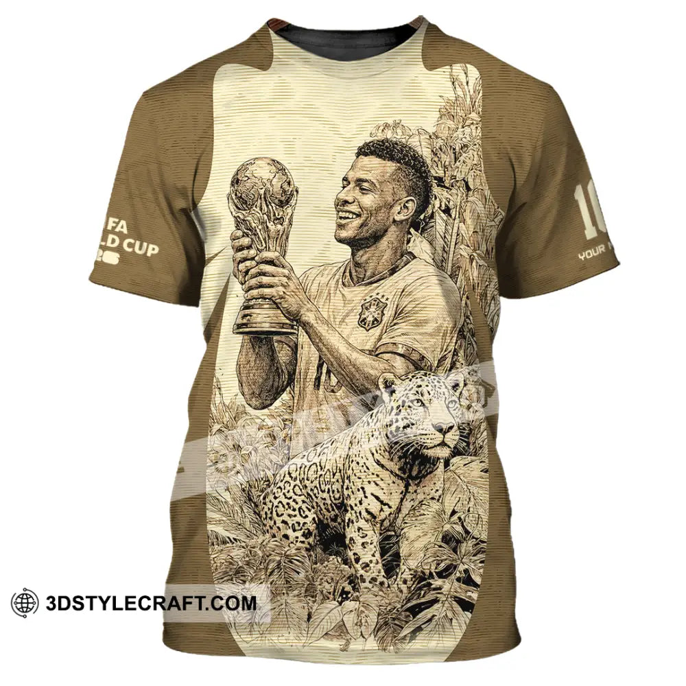 Unisex Shirt - Custom Brasil Fifa World Cup 2026 3D Shirt T-Shirt / S T-shirt