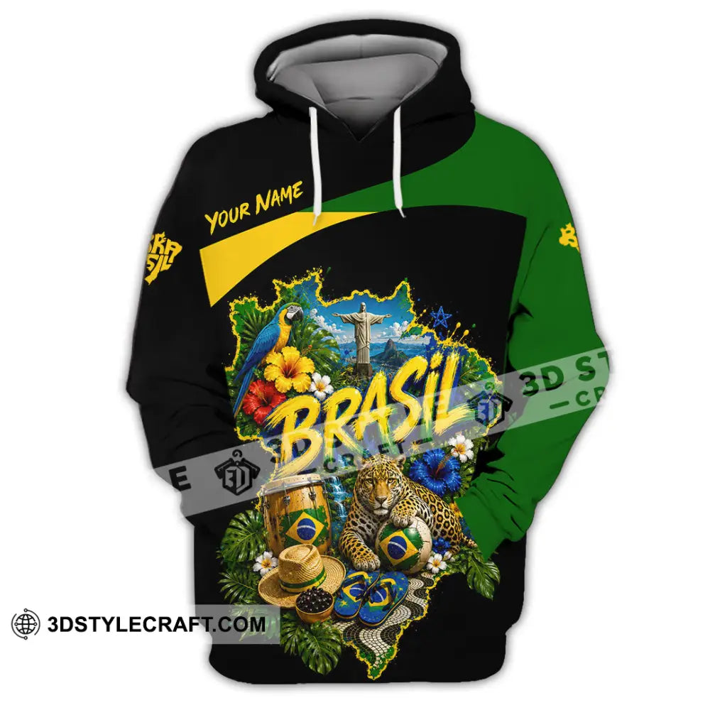Unisex Shirt - Custom Brasil Shirt - Hoodie / S - T-shirt